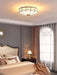 Scalloped Flush Ceiling Light-DWHOME