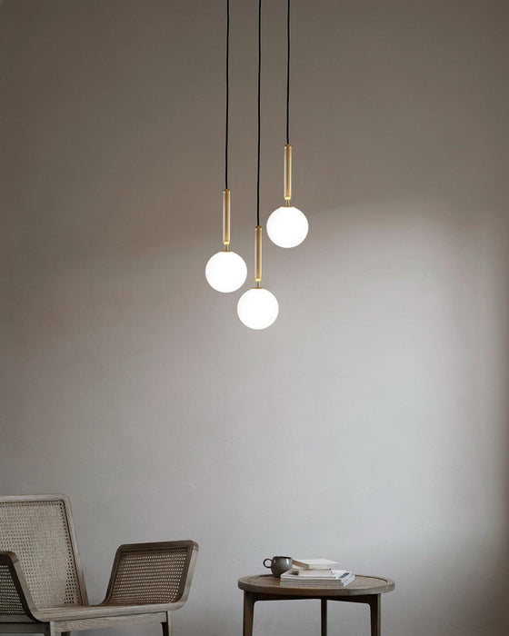 Scandiluxe Brass Pendant Swag Light-DWHOME