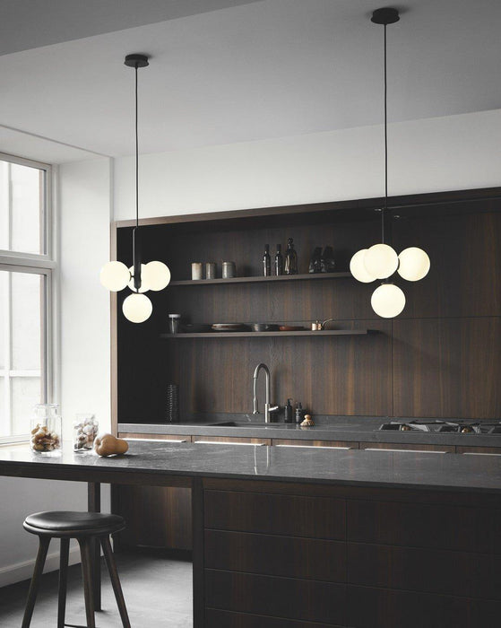 Scandiluxe Brass Pendant Swag Light-DWHOME