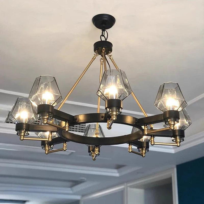 Retro American Pendant Chandelier Light Fixture-DWHOME