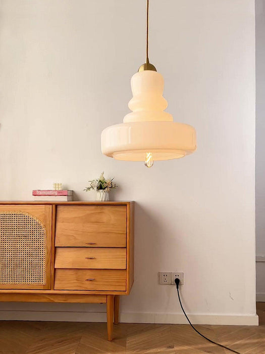 Schoolhouse Glass Pendant Light-DWHOME