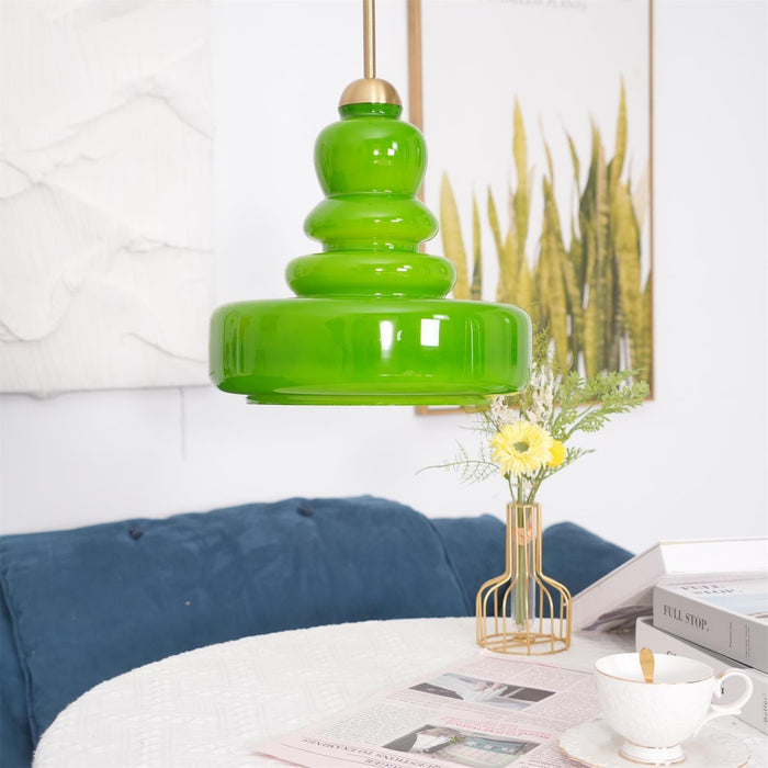 Schoolhouse Glass Pendant Light-DWHOME