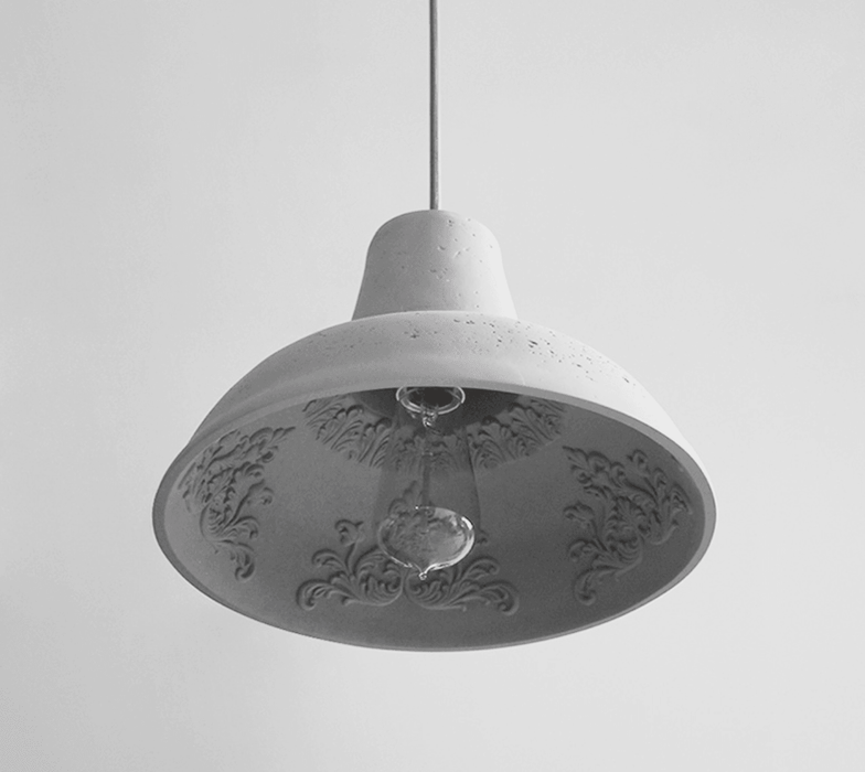 Reims Garden Concrete Cement Pendant Light-DWHOME