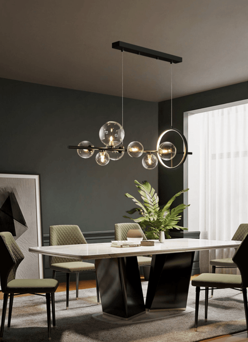 Soho modern luxury linear pendant light chandelier - DWHOME