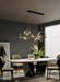 Soho modern luxury linear pendant light chandelier - DWHOME