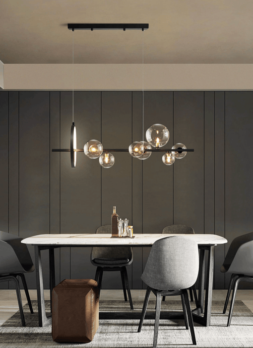 Soho modern luxury linear pendant light chandelier - DWHOME