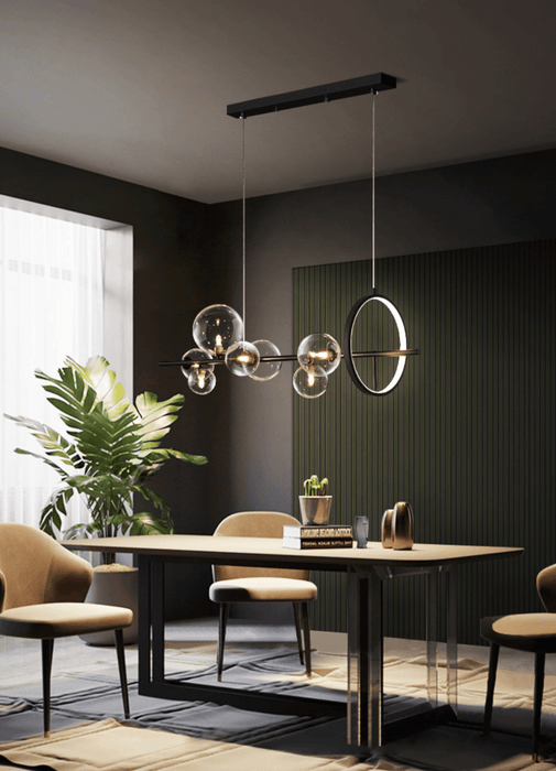 Soho modern luxury linear pendant light chandelier - DWHOME