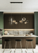 Soho modern luxury linear pendant light chandelier - DWHOME