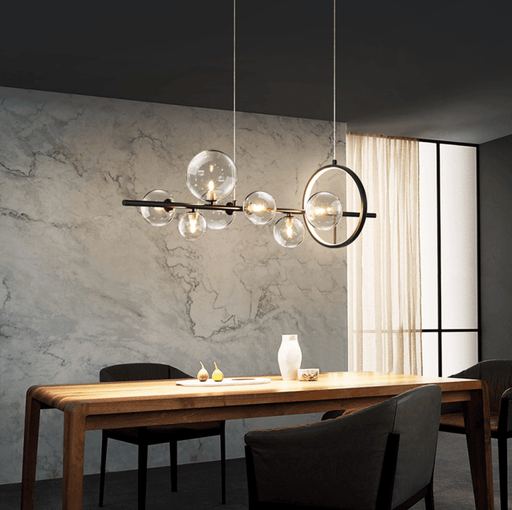 Soho modern luxury linear pendant light chandelier-DWHOME