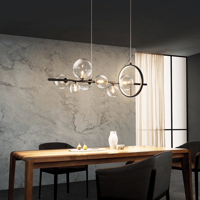 Soho modern luxury linear pendant light chandelier - DWHOME