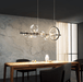 Soho modern luxury linear pendant light chandelier - DWHOME