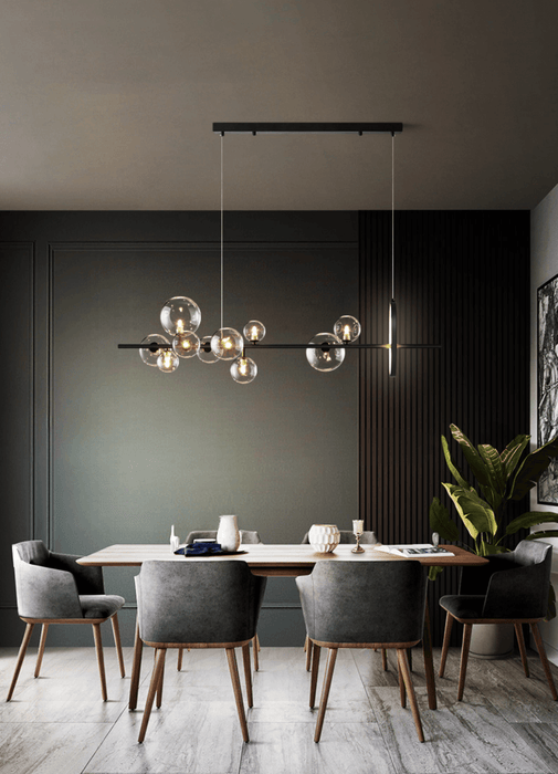 Soho modern luxury linear pendant light chandelier - DWHOME
