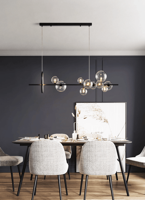 Soho modern luxury linear pendant light chandelier - DWHOME