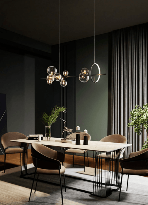 Soho modern luxury linear pendant light chandelier - DWHOME