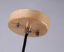 Sangkar Metal Cage Pendant Light With Wooden Base - DWHOME
