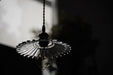 Petunia Glass Mid Century Brass Pendant Light - DWHOME