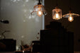 Petunia Glass Mid Century Brass Pendant Light - DWHOME