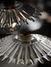 Petunia Glass Mid Century Brass Pendant Light - DWHOME