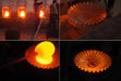 Petunia Glass Mid Century Brass Pendant Light - DWHOME