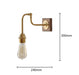 Ogilvy brushed brass & wood wall light - DWHOME