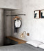 Ogilvy brushed brass & wood wall light - DWHOME
