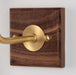 Ogilvy brushed brass & wood wall light - DWHOME