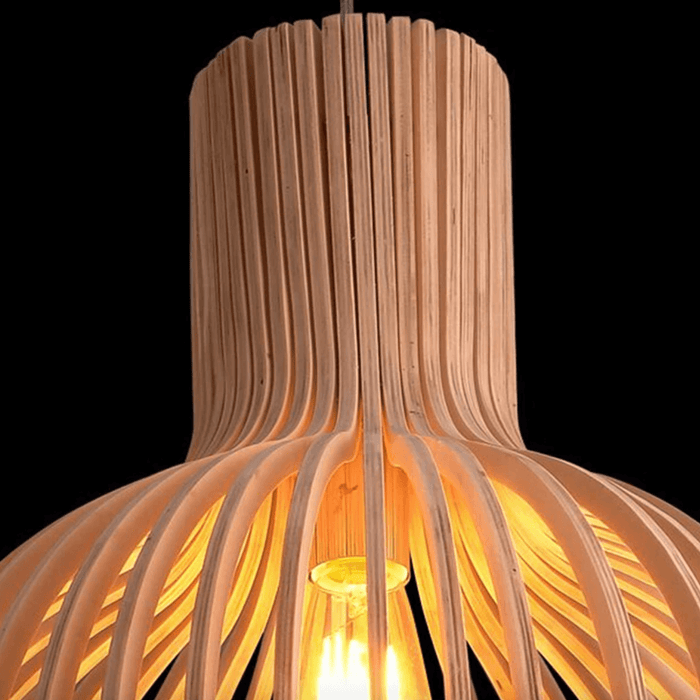 Wooden Birdcage Pendant Lamp - DWHOME