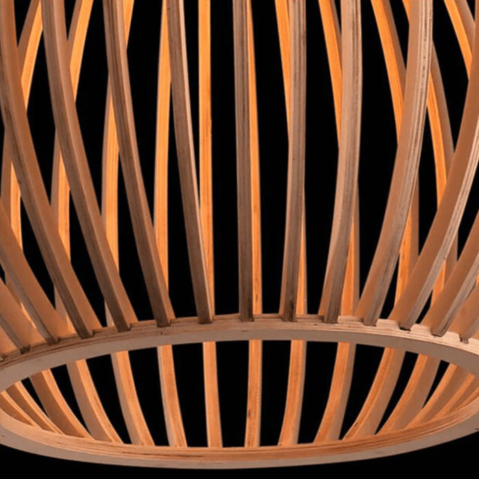 Wooden Birdcage Pendant Lamp - DWHOME