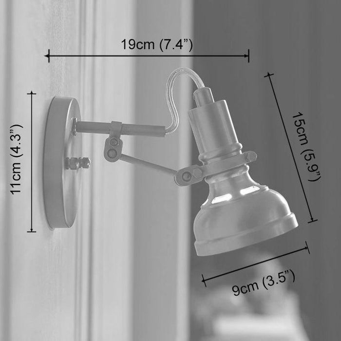 Mill House Short Arm Brass Wall Light - DWHOME