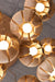 Wooden Petal Round Cluster Pendant Light - DWHOME