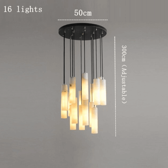 16-Pendant Marble Light Fixture - DWHOME