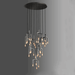 40-Light Stainless Steel Pendant Light Fixture - DWHOME