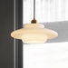 Miller Art Deco Milk Glass Pendant Light - DWHOME