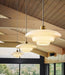 Miller Art Deco Milk Glass Pendant Light - DWHOME