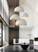 Stucco textured pebble stone plaster pendant light - DWHOME