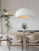Stucco textured pebble stone plaster pendant light - DWHOME