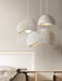Stucco textured pebble stone plaster pendant light - DWHOME