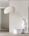 Stucco textured pebble stone plaster pendant light - DWHOME