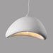 Stucco textured pebble stone plaster pendant light - DWHOME