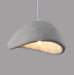 Stucco textured pebble stone plaster pendant light - DWHOME