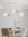 Stucco textured pebble stone plaster pendant light - DWHOME