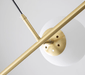 Olive Tree 5 Head Branch Milky Glass Kitchen Island Pendant Light - DWHOME