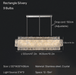 Stefano 47" Lustre de cuisine en cristal - DWHOME