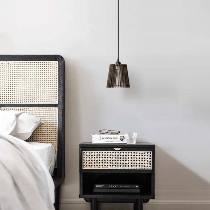 Kaho Wooden Shade Japandi Pendant Light - DWHOME