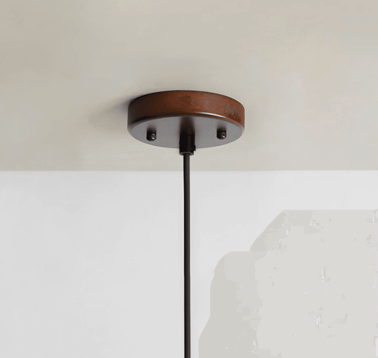 Kaho Wooden Shade Japandi Pendant Light - DWHOME
