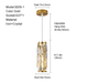 Crystal Pendant Light For Kitchen Island-DWHOME