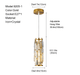 Crystal Pendant Light For Kitchen Island - DWHOME