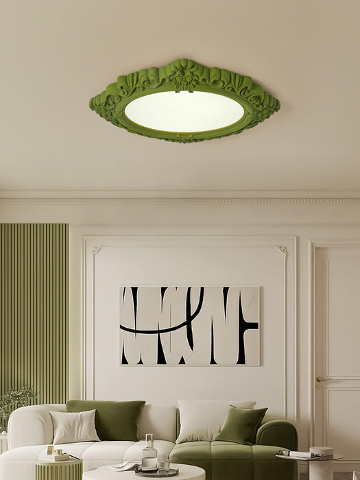 Sculpted Resin Ceiling Lamp-DWHOME