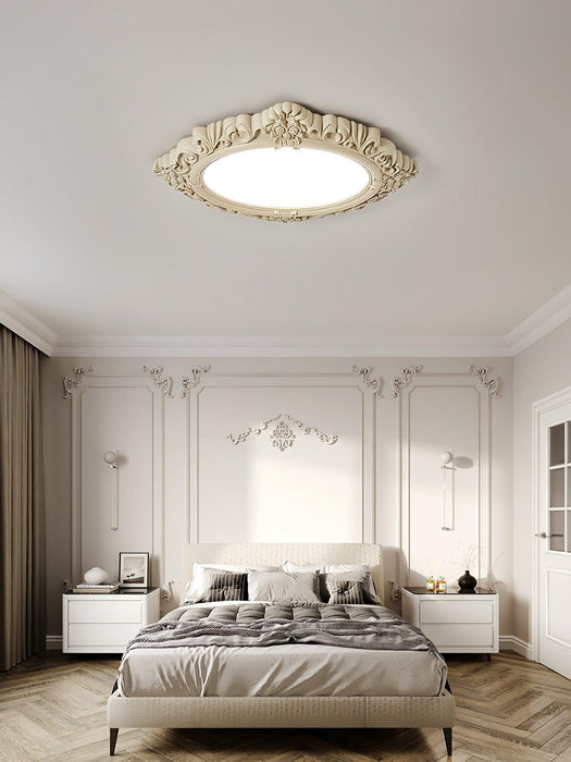 Sculpted Resin Ceiling Lamp-DWHOME