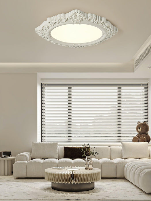 Sculpted Resin Ceiling Lamp-DWHOME